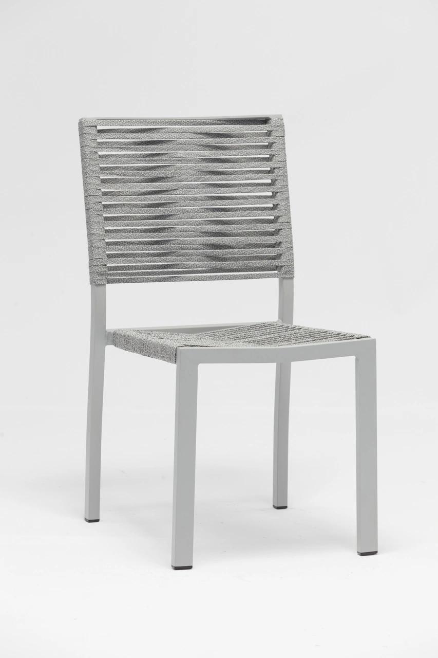 Restaurant Outdoor Patio Furniture Bar Leisure Aluminum Rope Wicker Chair