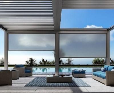 Aluminum Shading Pergola System with Roller Blind