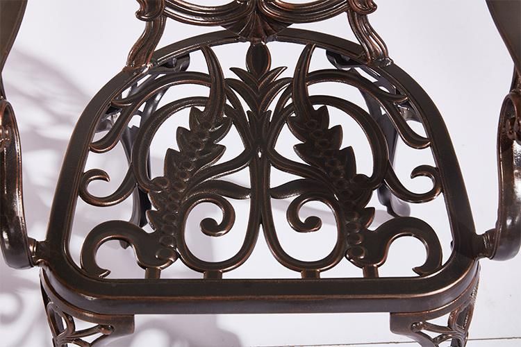 Exquisite Chair Outdoor Patio Metal Cushion Waterproof with 2 Seaters