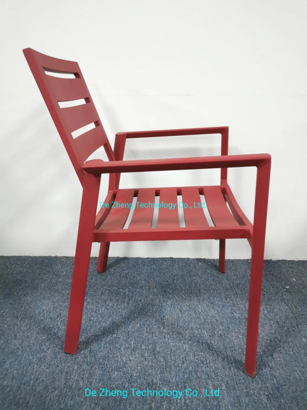 Outdoor Antique Furniture Chairs Wholesale Aluminum Dining Colorful Restaurant Banquet Back Chairs