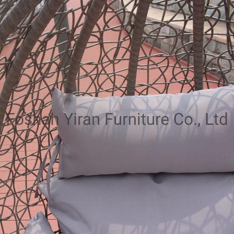 Luxury Design Garden Furniture Indoor Egg Shaped Rattan Swings