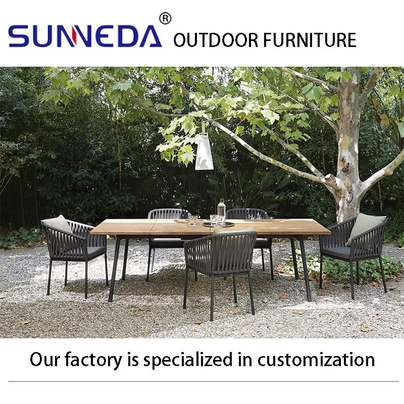 Metel Frame Chair Cofffe Table Set Outdoor Chair Garden Furniture