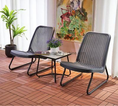 Hotel Garden Furniture Outdoor Leisure Plastic Wood Coffee Tea Table