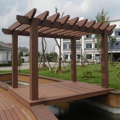 WPC Outdoor Using UV Resistance Wood Plastic Composite Pavilion Cheap Price Hexagon Pergola