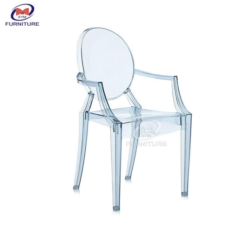 Cheap Price Crystal Clear Plastic Resin Chair Outdoor Acrylic Kids Ghost Chairs for Event
