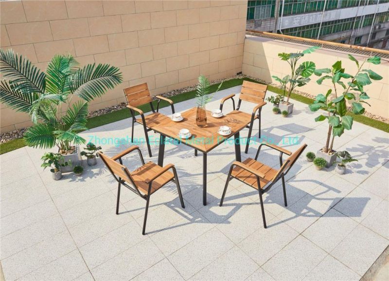 4 Seat Garden Chair and Table Aluminum Outdoor Garden Sets Dining Furniture Sets Dining Sets