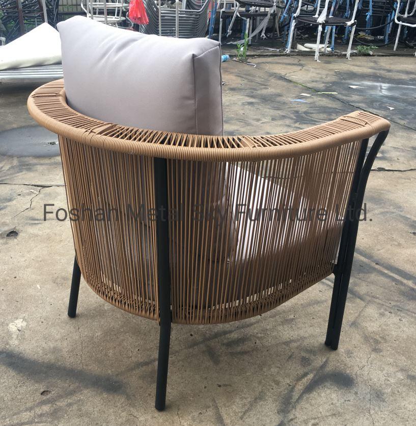 Outdoor Hotel Restaurant Villa Patio Garden Wicker Rattan Aluminum Sofa