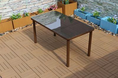 Hotel Modern Restaurant Outdoor Garden Furniture Patio Dining Table