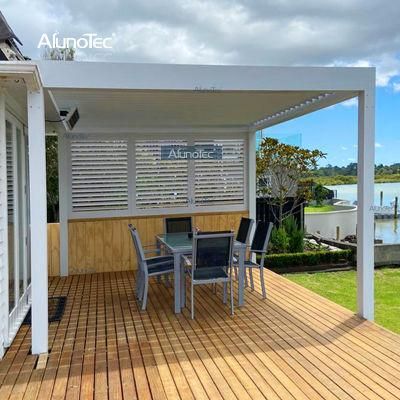 AlunoTec 3x3 4x4 Size Patio Outdoor Installation Structures Pergola Ideas Louvre Roof for Quote