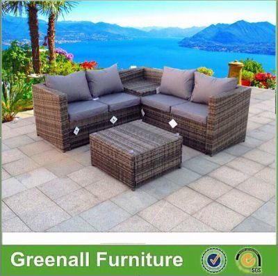 Outdoor Aluminum/Steel Frame Patio Garden Rattan Sofa Furniture