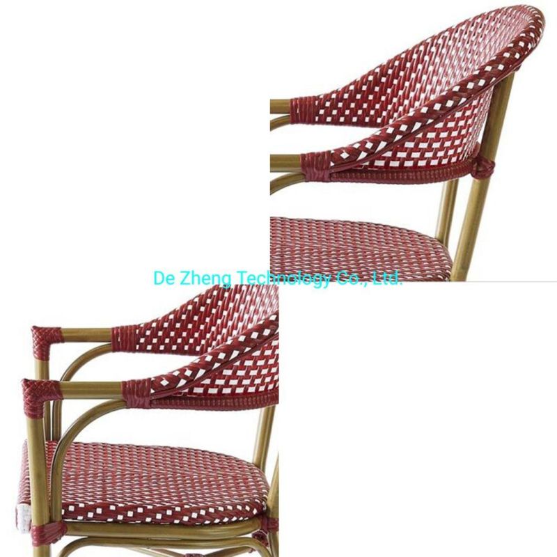 Foshan Wholesale Big Lots Stackable Aluminum Wedding Luxury Outdoor Restaurant Cafe Furniture
