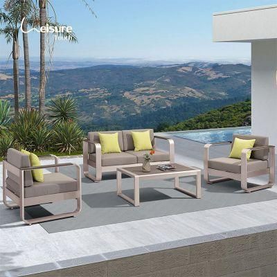 Balcony Furniture Modern Deep Seating Aluminum Garden Sofa - Fairy