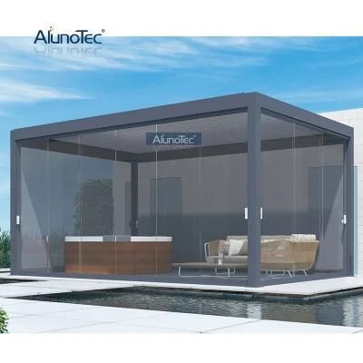 Aluminum Garden Louvre Roof Gazebo Pergola Wholesale Customized Durable OEM Ppergolas