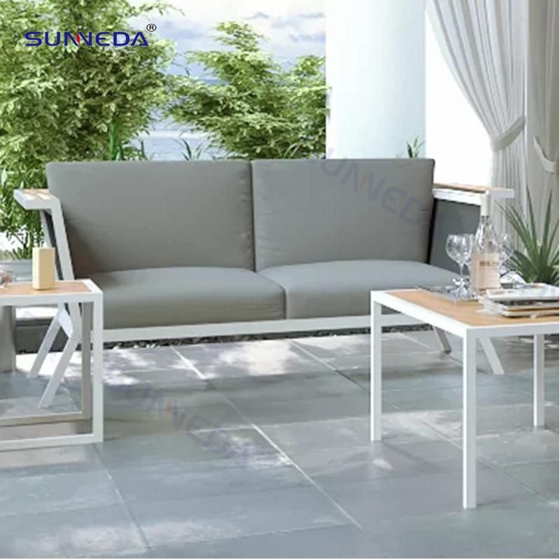 Outdoor Aluminum Frame Minimalism Portable High Quality Sofa Home Furniture