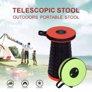 Outdoor Folding Stools Portable Retractable Plastic Stools for Travel Seats