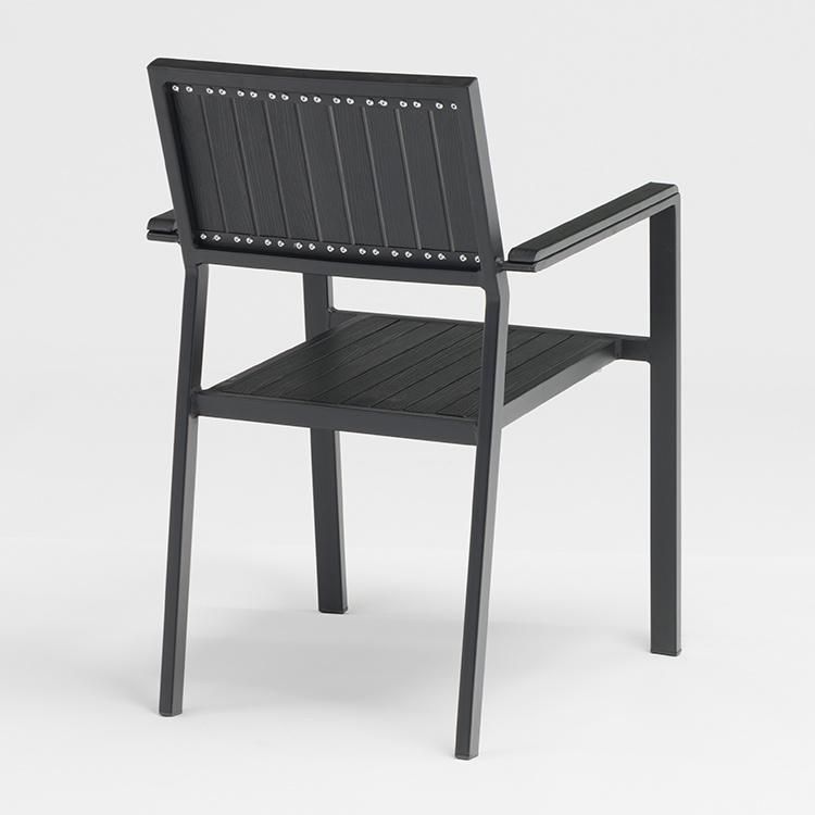 All Aluminum Chair Outdoor Garden Patio Comercial Cafe Stacker Chair