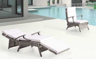 China Single Outdoor Wholesale Market Aluminum Waterproof Chairs Garden Set Rattan Furniture