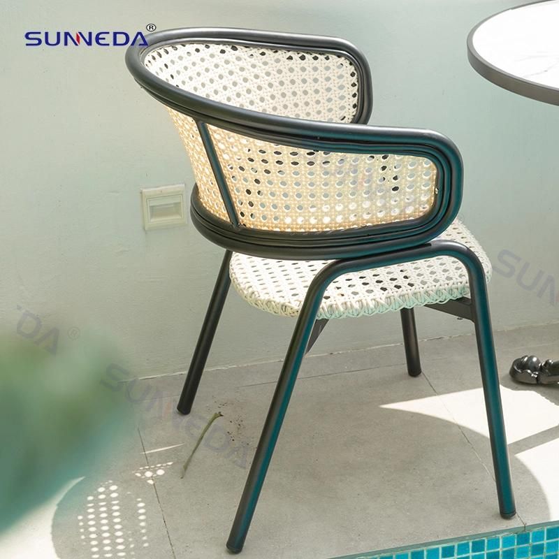 Backs Use Dual Aluminum Reinforcement Design Outdoor Leisure Garden Chair