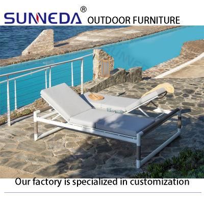 Lying Bed Aluminum Frame Morden Furniture Outdoor Chair Sunbed Sun Lounger Furniture