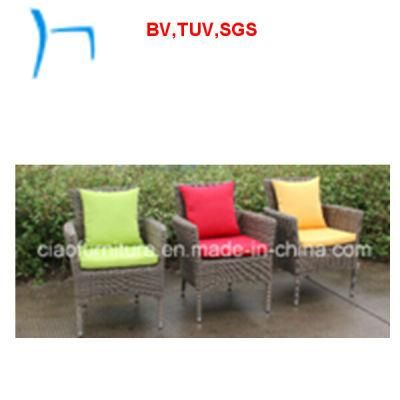 F-Half Round Wicker Garden Dining Stackable Chair (8004AC)