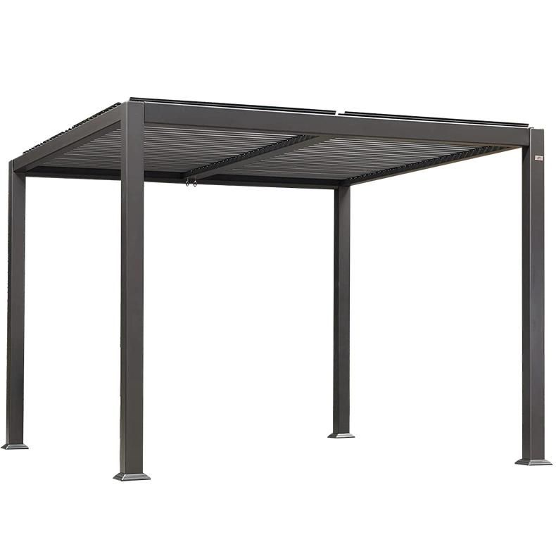 Outdoor Aluminum Garden Patio Gazebo with Adjustable Roof