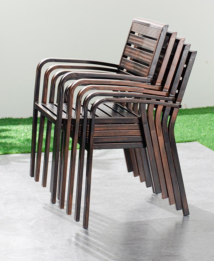 Good Quality Modern Oudoor Cafe Dining Aluminum Chair