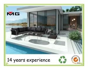 Outdoor Living Furniture Sectional Sofa Set with Stainless Steel Frame