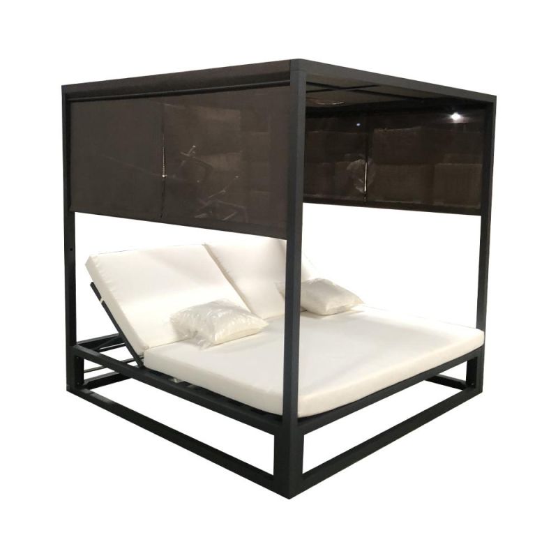 Good Service 25-35days Customized Darwin Foshan Rattan Furniture Sun Bed Beach Pool Chair