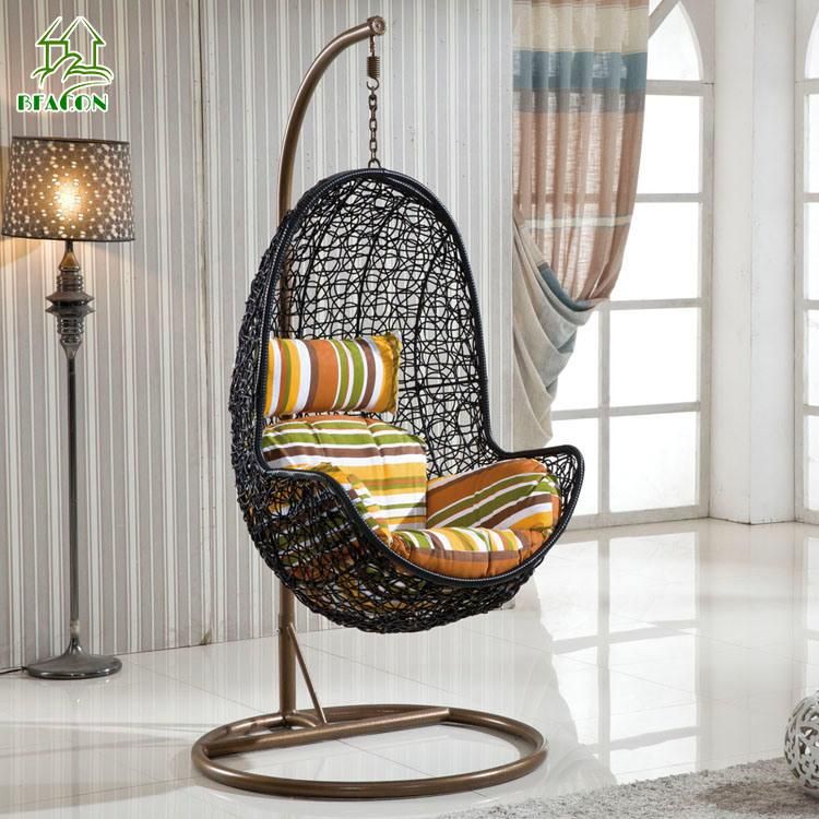 Young Style Modern Design Hotel Courtyard Backyard Hanging Swing Chair