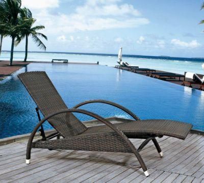 Outdoor Wicker/Rattan Sun Lounger (LN-6001-31)