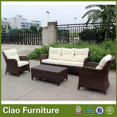 F-Fashion Patio Furniture Rattan Sofa Set (FC004+F0002)