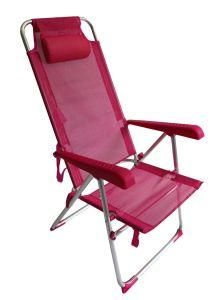 Oversize Foldig Chair 7 Position Beach Chair Fuchsia
