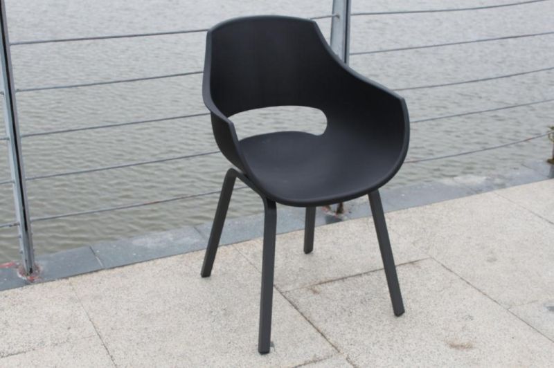 OEM Factory Customized High Back Chairs Round Patio Table Set