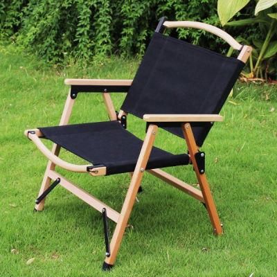 Excellent Load-Bearing Capacity and Providing Convenience for Your Travel Beech Wood Folding Chair