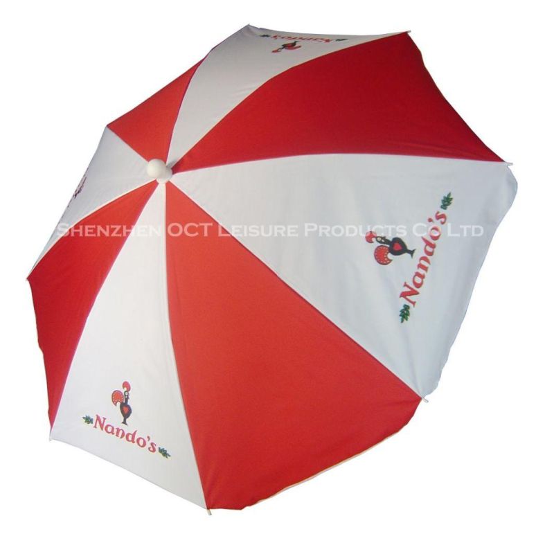 Personalized Beach Umbrella/ Outdoor Umbrella with UV Protection Windproof