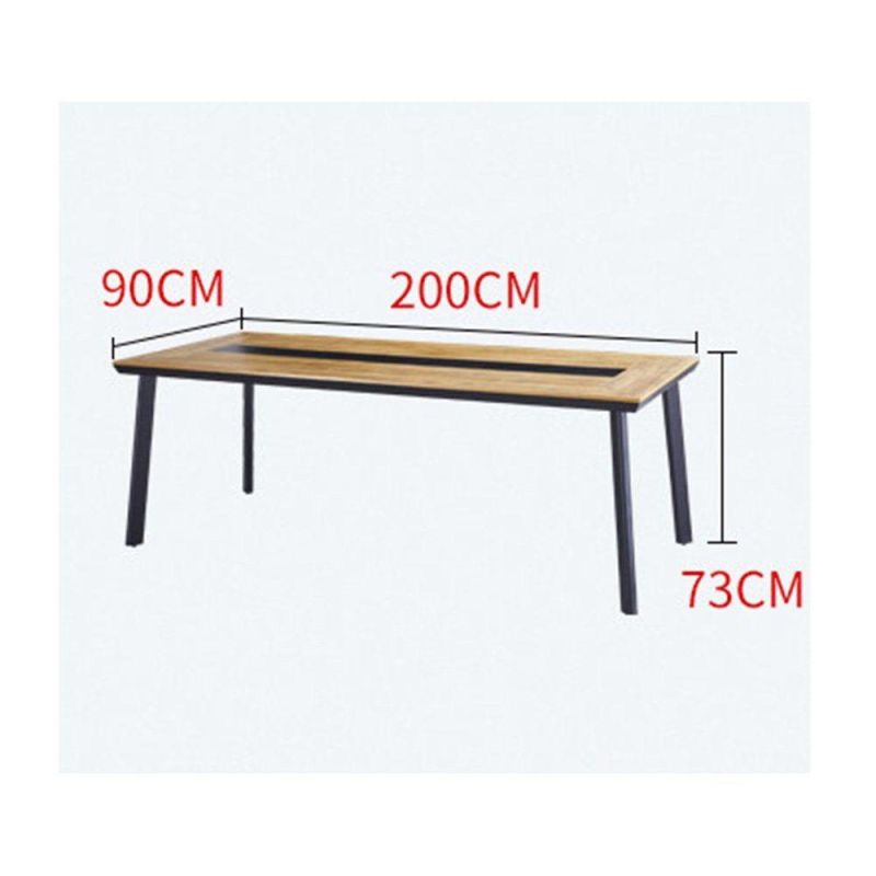 Hotel Modern Restaurant Outdoor Garden Furniture Patio Dining Table