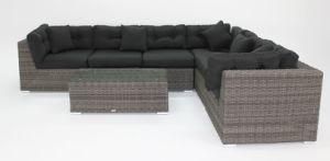 7PCS Garden Rattan Wicker Luxury Furniture Lounge Corner Sofa Set