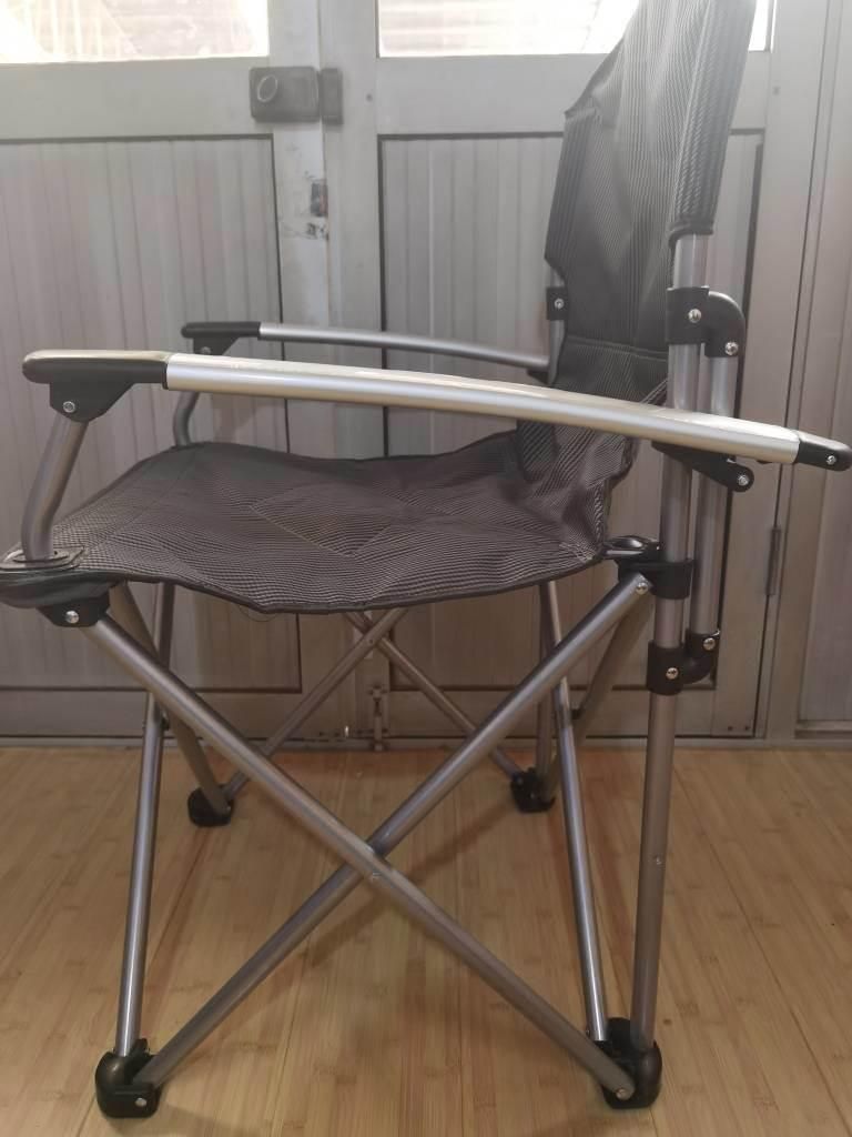 Heavy Duty Padded Folding Camping Director Chair with Cup Holder, Fashionable Director Chair with Stability Metal Frame