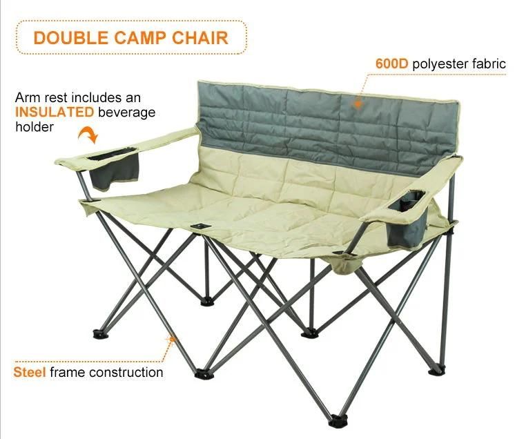 Outside New Style Double Person Camping Chair