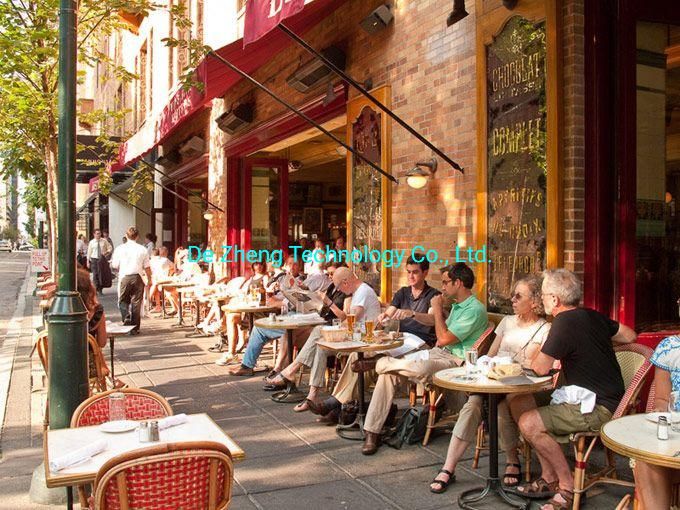 Outdoor Garden Anti-Rusting Restaurant Aluminum PE Rattan Hotel Restaurant Bar Chair