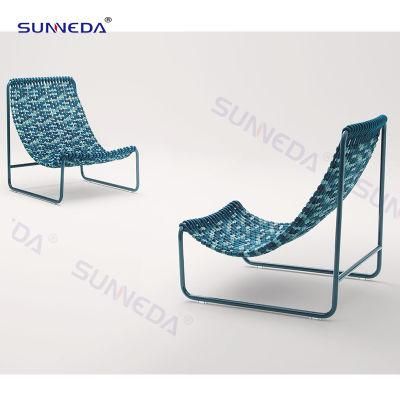 Outdoor Commercial Upholstery Presentable Swimming Pool Side Single Lounger Chair