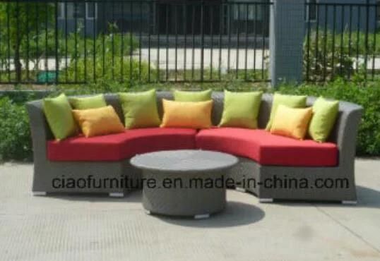 Outdoor PE Rattan Furniture Sectional Sofa