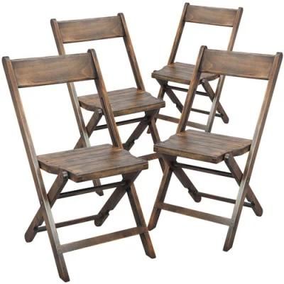 Solid Beechwood Folding Chair for Rental Companies