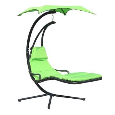 Outdoor Single Hanging Swing Chair with Sunshade