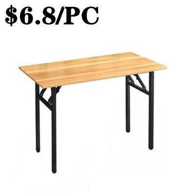 Best Price Restaurant Metal Renctangle Camping Furniture Meeting Folding Tables