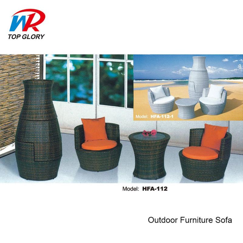Outdoor Rattan Furniture Graden Wicker Furniture Patio Sofa Set