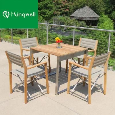 Pools Swimming Outdoor Garden Furniture Teak Table Set with Quality Guaranteed