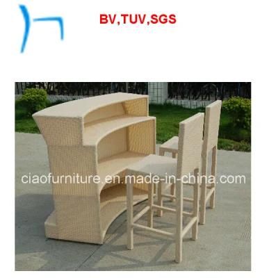 F- Garden Bar Furniture Outdoor Bearch Rattan Bar Table (8019)