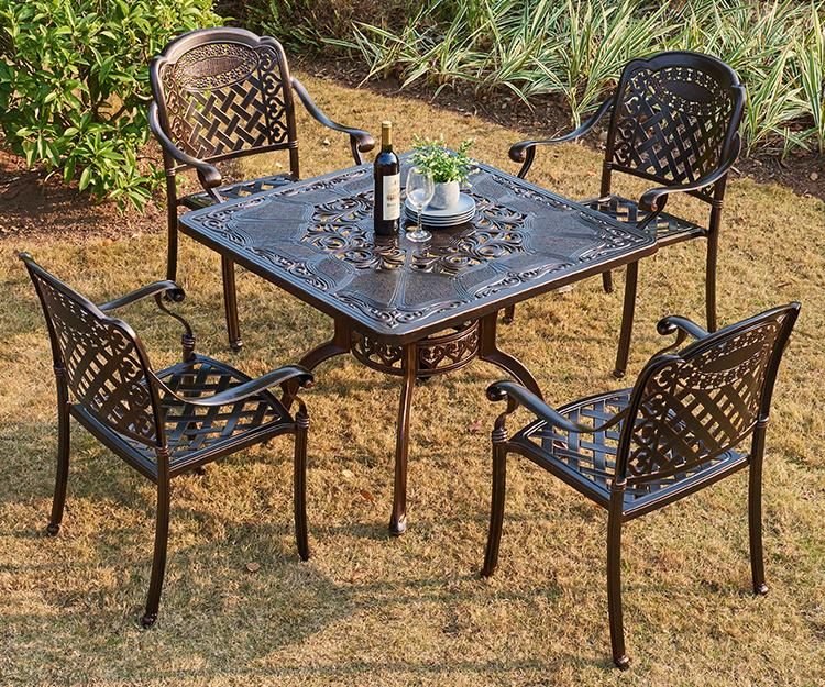 Trend Style Patio Table and Chair Set Outdoor Sectional Furniture Set with Dining Table