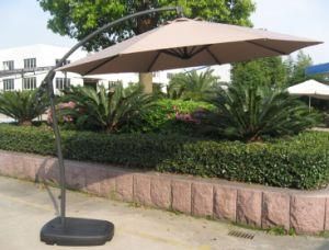 10ft Hand Push Banana Garden Umbrella